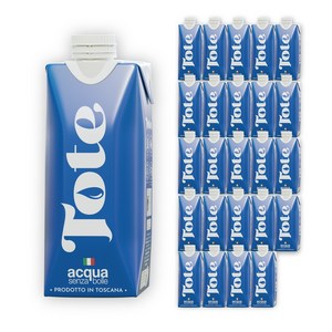 [백화점입점] Tote 수입생수 팩생수 종이팩 미니 생수, 500ml, 8개