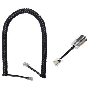 전화 수화기선 스프링선 전화선 꼬임방지기