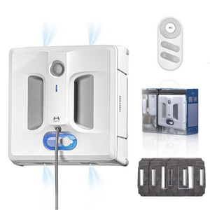 HUTT 창문 로봇청소기 자동 분수 초강흡입력 +리필걸레세트