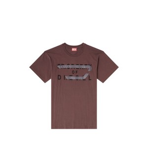 디젤 T-놈-V11 티셔츠, 브라운계열, Standard XL(KR 110)
