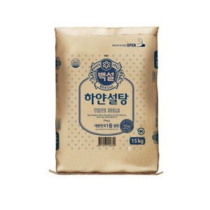 백설 하얀설탕, 15kg, 2개