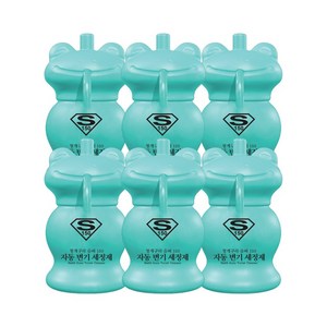 하비비 청개구리 슈퍼150 자동 변기세정제, 150g, 6개