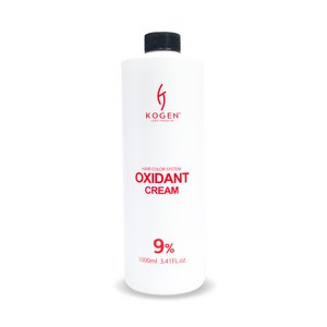 코겐 프리온 옥시던트 산화제 3% 6% 9% 1000ml/탈색약/염색산화제 브리치 산화제, 9퍼센트, 1개