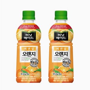 코카 미닛메이드 오리지널 오렌지 350 ml x 24, 24개, 350ml