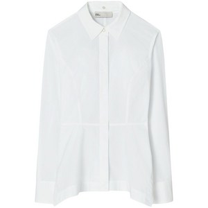 토리 버치 페플럼 포플린 셔츠, 화이트계열, US 4(KR S/M)