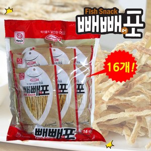 한진식품 포담 빼빼어포 24g X 16, 16개