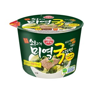 오뚜기 쇠고기 미역국라면 용기 100g, 24개