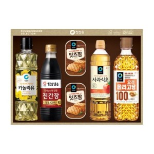 [설선물세트] 청정원 스페셜S호 카놀라유 올리고당, 4개