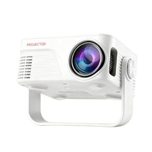 PYHO 휴대용 프로젝터 가정용 1080P 고화질 슬림 3D 프로젝터 모바일 투사 와이파이 슬림 휴대용