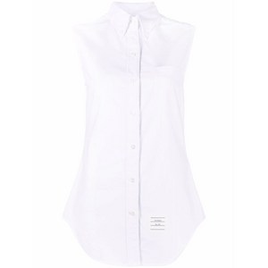 톰 브라운 포인티드 칼라 민소매 셔츠, 화이트계열, Italy 40(KR 55)