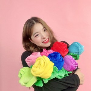 대형 장미꽃인형 장미 꽃다발 졸업식 생일 입학식 시들지않는 85cm (8colors), 노랑