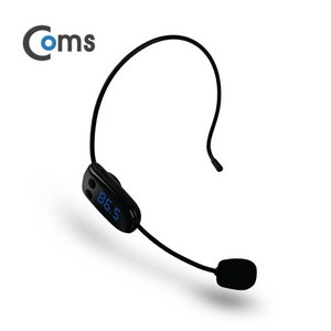컴스 강의용 핸즈프리 FM 무선 헤드셋 마이크