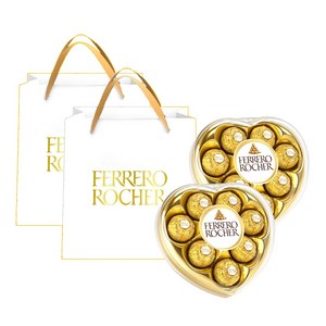 페레로로쉐 T8-하트 쇼핑백 세트[T8-하트 2개 쇼핑백 2개]