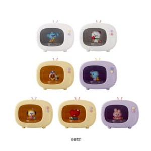 로이체 BT21 베이비 휴대용 TV 모형 LED 무드등 미니 젤리캔디 가습기, BT21-RHM-3E-RJ(알제이)