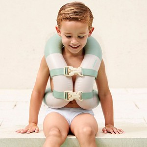 디스퍼 프리미엄 3세대 어린이 넥튜브 구명조끼, 민트, 25kg, 1개