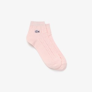 [라코스테] 여성 케이블 앵클 양말 RA034E-55G T03