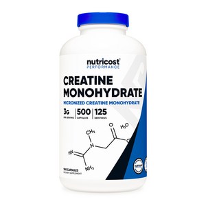 뉴트리코스트 크레아틴 모노하이드레이트 캡슐, 500정, 1개