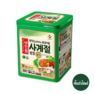 CJ 해찬들 사계절 쌈장 14kg 양념 식당 대용량 업소용, 1개