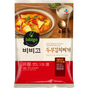 비비고 두부김치찌개, 460g, 6개