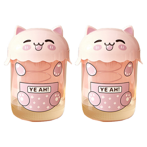 엠토이 가정용 대용량 고양이 디자인 유청분리기 + 필터 + 필터 천 세트 FTK427-1-2