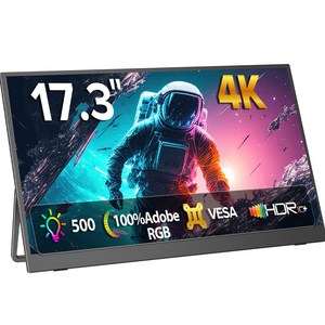 에비크 4K UHD DEX 포터블 100%AdobeRGB HDR 휴대용 모니터