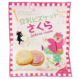 칼디 사쿠라크림 두유 비스킷 10개입