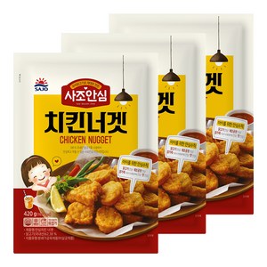 대림 사조안심 치킨너겟 420g, 3개