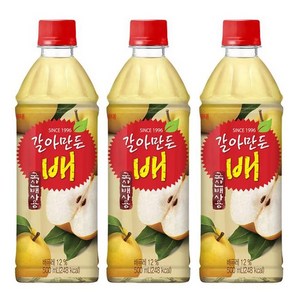 갈아만든배 음료, 500ml, 24개
