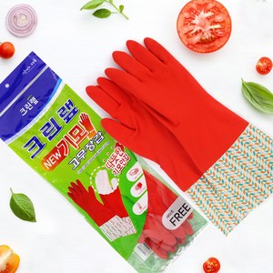 크린랩 기모 고무장갑 / 겨울 방한 세차 김장, 1개