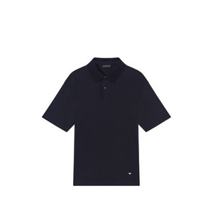 엠포리오아르마니 로고 디테일 폴로 셔츠, 블루계열, Standard S(KR 95)