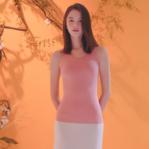 앤 왁스 여성 보정 나시 배쏙티 데일리 면 민소매티 (노캡) 에디션