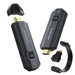 Lemorele 50 미터 무선 HDMI 송신기 수신기 동글 키트 익스텐더 1080P 무선 hdmi 송수신기