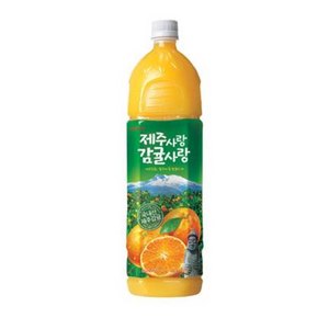 롯데칠성 제주사랑 감귤사랑 주스 1.5L, 2개