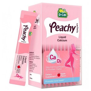 디칼 피치 사체트 리퀴드 칼슘 20개입