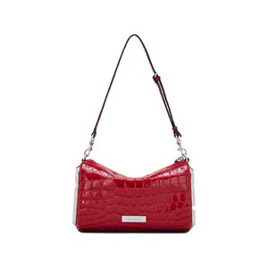 마크제이콥스 글로시 크로커다일 스냅샷 숄더 백