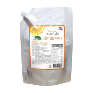 다미즐 갈아만든 유자 액상차, 2kg, 1개