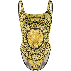 베르사체 바로코 베이비 원피스 수영복, 블랙계열+골드계열, Numeric 2(KR 66)