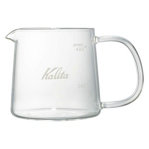 칼리타 내열 글라스 서버 저그400, 400ml, 1개