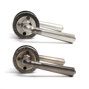 엔젤금속 ALX-37 엔틱 방문손잡이 문고리 2color 버튼형