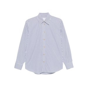 보테가 베네타 스트라이프 긴소매 셔츠, 블루계열+화이트계열, Italy 42
