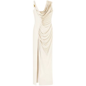 베르사체 메두사 95 플루티드 이브닝 드레스, 베이지계열, Italy 36(KR 33)