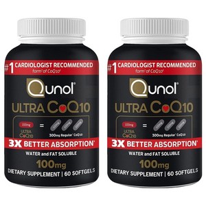 퀴놀 울트라 코엔자임큐텐 100mg 소프트젤, 60정, 2개