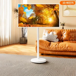 Equator TV 거치대 높이 조절 가능 이동식 TV 거치대 화면 360도 회전 가능 10-46인치 대형 스탠드형 TV 거치대