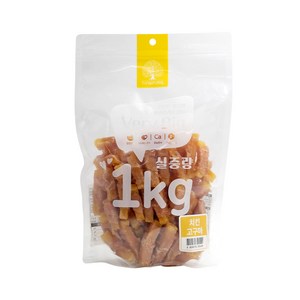 더내추럴 베리빅 1kg 9종 골라담기 강아지 간식 트릿, 1개, 베리빅 치킨고구마