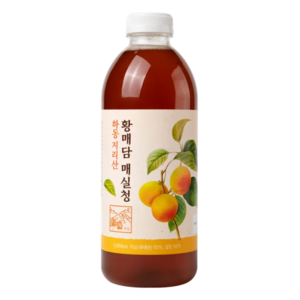 황매실청 하동 지리산 황매담 숙성 발효액 3년숙성, 1L, 1개