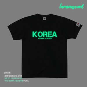 2023년 NEW 남녀공용 코리아 면 반팔 티셔츠 4종 KOREA