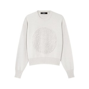 베르사체 메두사 모티프 크루 넥 스웨터, 그레이계열, Italy 44(KR 77)