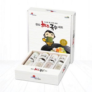 완도산 해초국수 4종 미역250g+다시마250+톳250+파래250g, 1세트