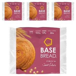 베이스푸드 베이스 브레드 고구마 스위트 포테이토 88g, 88g, 4개