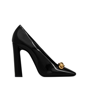 생로랑 스윙 체인 링크 펌프스, Europe 37(KR 240), 블랙계열